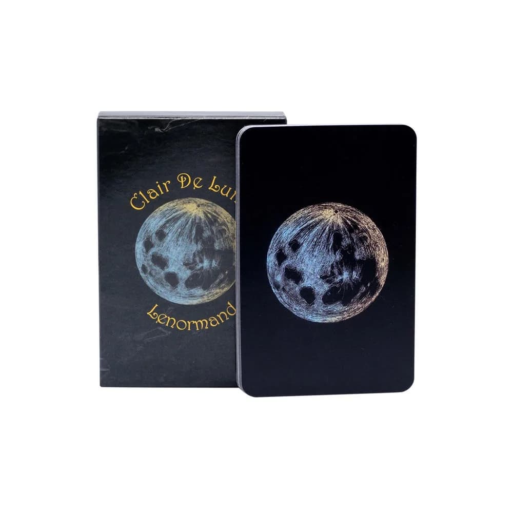 Clair De Lune Lenormand 38 pezzi carte 9*6cm