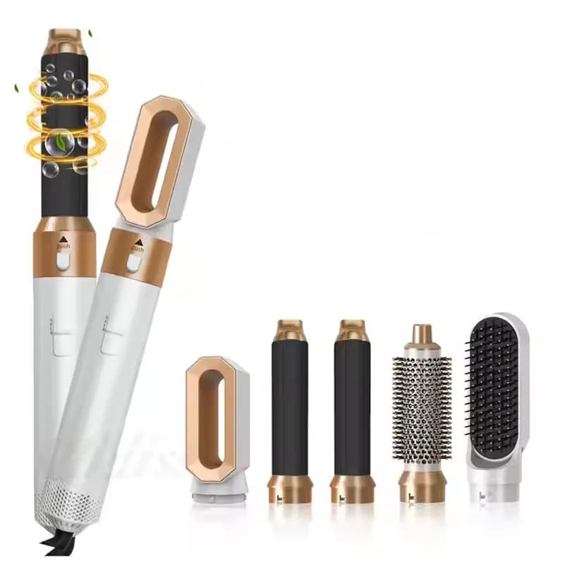 5 in 1 hair curler warm comb set iron curler professional hair plate styling tool Airwrap hairdryer for home use