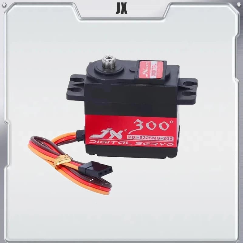 JX Servo PDI-6225MG-300 25kg 300 gradi Metal Gear Digital micro Coppia elevata per RC Auto da corsa Robort Arm Elicottero Parti RC