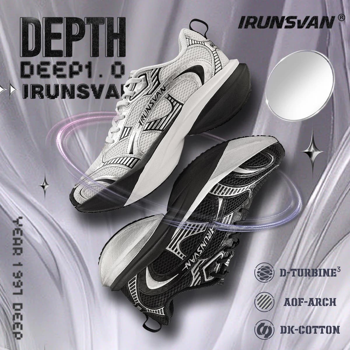 IRUNSVAN Scarpe da Corsa con Piastra in Carbonio su Tutta la Suola, Eleganti Unisex per Pendolarismo Quotidiano, Esami PE e Allenamento 102