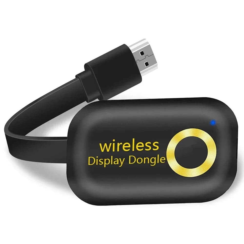 Adattatore Wireless per Mirroring dello Schermo 1080P Full HD Dual Band, Trasmissione Veloce Senza Ritardi, Compatibile con iPhone per TV, Monitor e Proiettore
