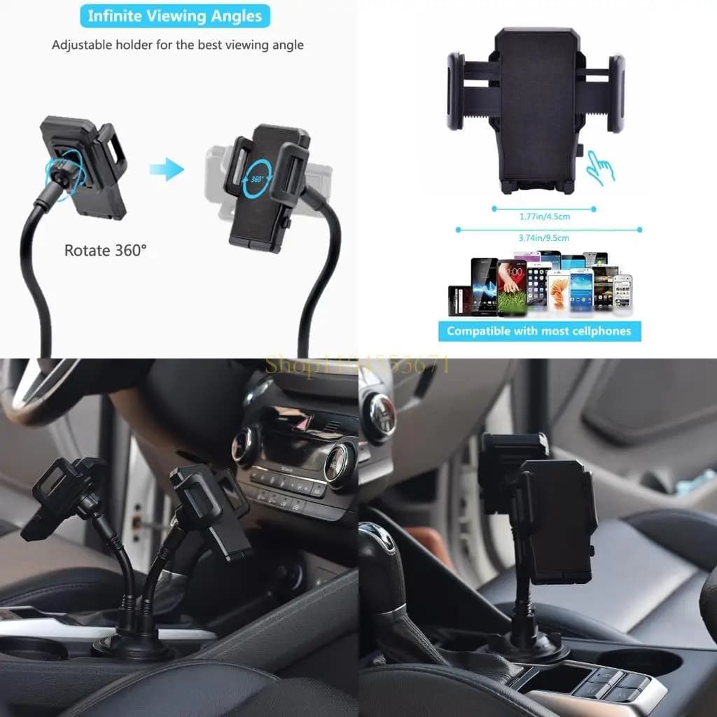 Portabicchieri regolabile per cellulare Best Seller per auto Portabicchieri regolabile per cellulare a collo cigno