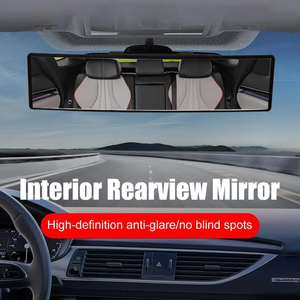 Specchietti per bambini per auto Specchietto retrovisore interno Specchietto retrovisore grandangolare Convesso Specchio grande Monitor panoramico Visione ausiliaria Anti U9S5