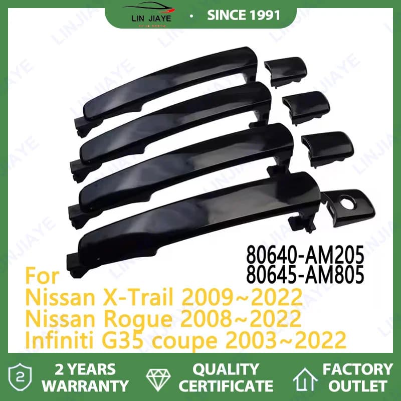 Maniglia per porta esterna per Infiniti FX35 FX45 G35 2003-2007 Nissan Murano Rogue 2008-2015 80640AM205 NI1310129 FDH010265