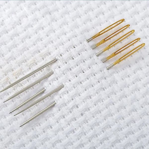 10 Aghi da Cucito Extra Grandi con Occhiello Largo 3,7 cm, Facili da Usare, con Gambo Spesso per Lavorazione a Maglia, Uncinetto, Ricamo e Punto Croce