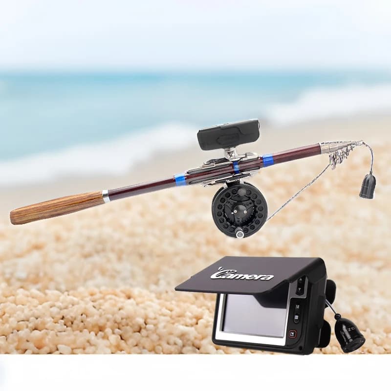Canna da pesca con telecamera subacquea per visione notturna da 3,5 pollici Prezzo all'ingrosso speciale Portatile senza video impermeabile automatico 10 mm