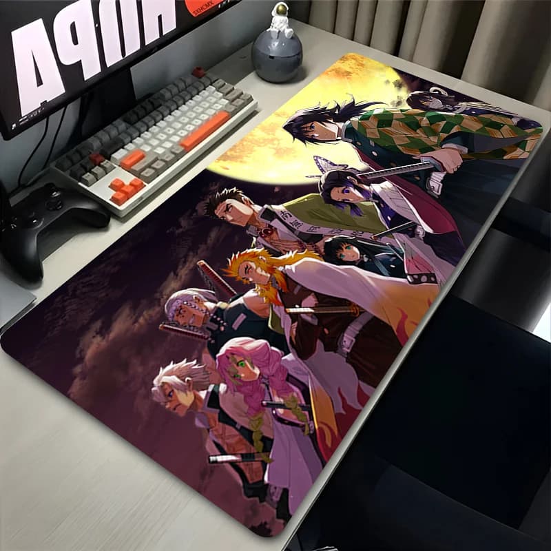 Mouse Mat Anime D-demon Slayer Computer Accessories Keyboard & Mouse Mouse Mat Anti-slip Rubber Mouse Mat Game mouse pad Laptop desk mat