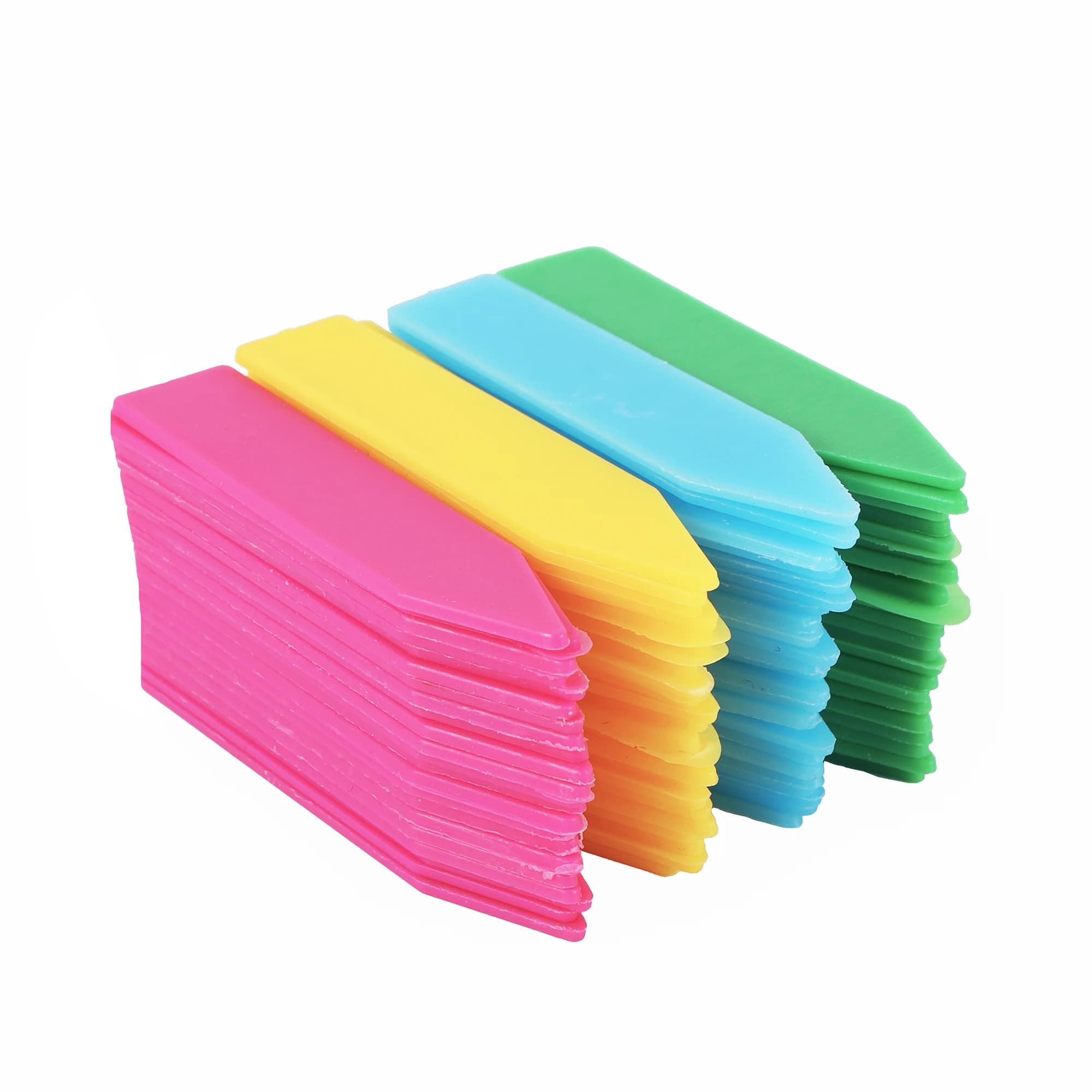 100 pieces Labels for garden plants Plastic plant labels Nursing baskets for nursery jars Plant labels Tray Tools for signs Mixed colors