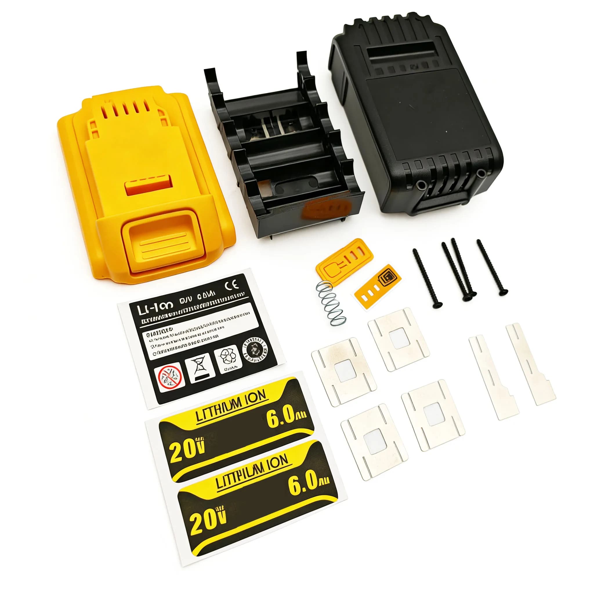 DeWalt 20V 10X18650 Lithium-ion battery plastic housing for XR 18V DCB183 DCB203 DCB204 DCB200 DCB206 - Housing housing parts