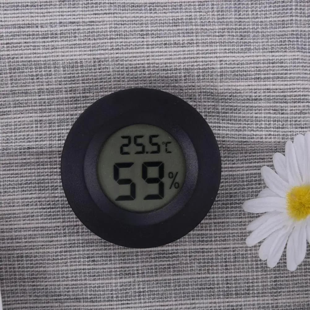 1/2Pcs Mini Hygrometer Thermometer Fahrenheit or Celsius Meter Digital LCD Electronic Monitor Hygrometer Outdoor Room Baby