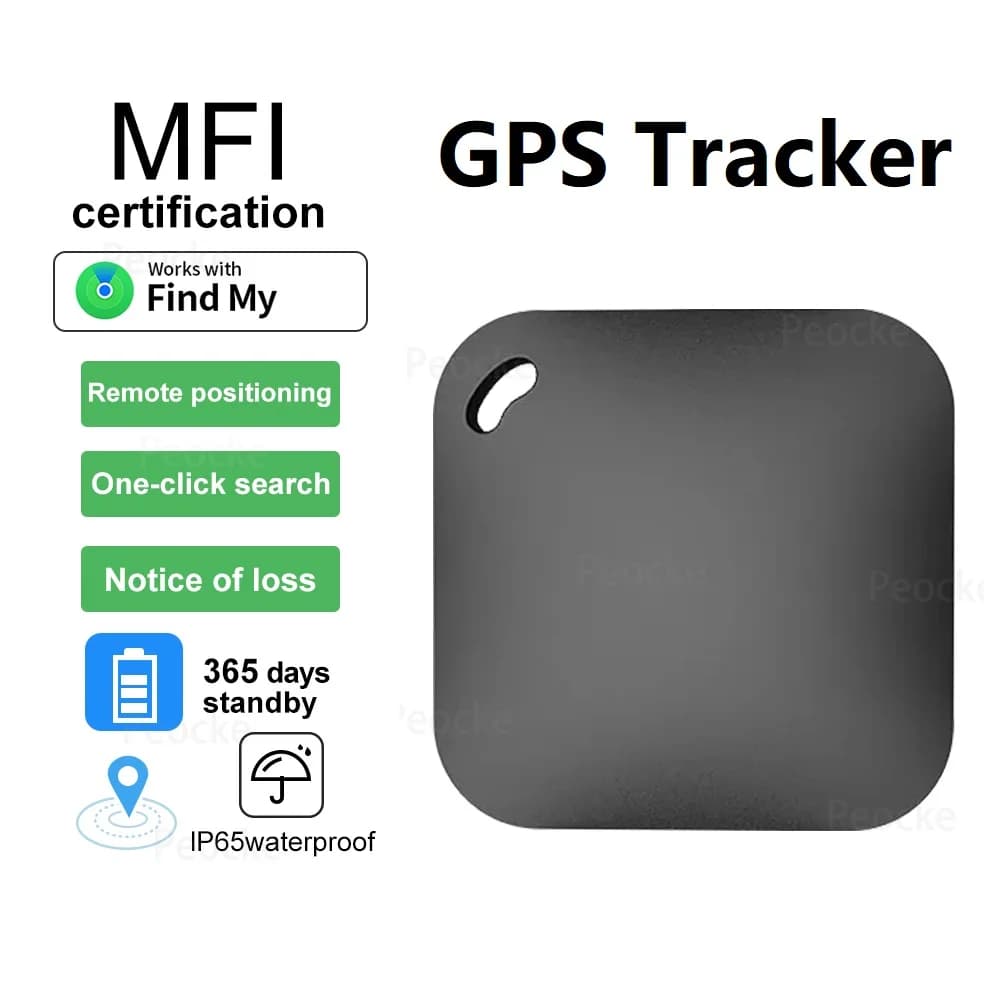 Tag Tracker With Apple Find My GPS Locator Smart Bluetoot Anti Lost Alarm Wireless Finder Dog Pets Child Bag Wallet Key