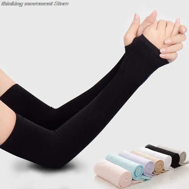Handles with UV protection for outdoors - Refreshing sleeves for men and women, thin and breathable summer glove and arm cover