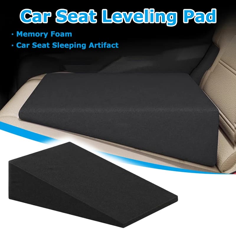 Cuscino di livellamento a cuneo per seggiolino auto Cuscino per cuneo per sedile posteriore automatico per viaggio Cuscino di livellamento per seggiolino auto Forniture per auto artefatto ergonomico per dormire