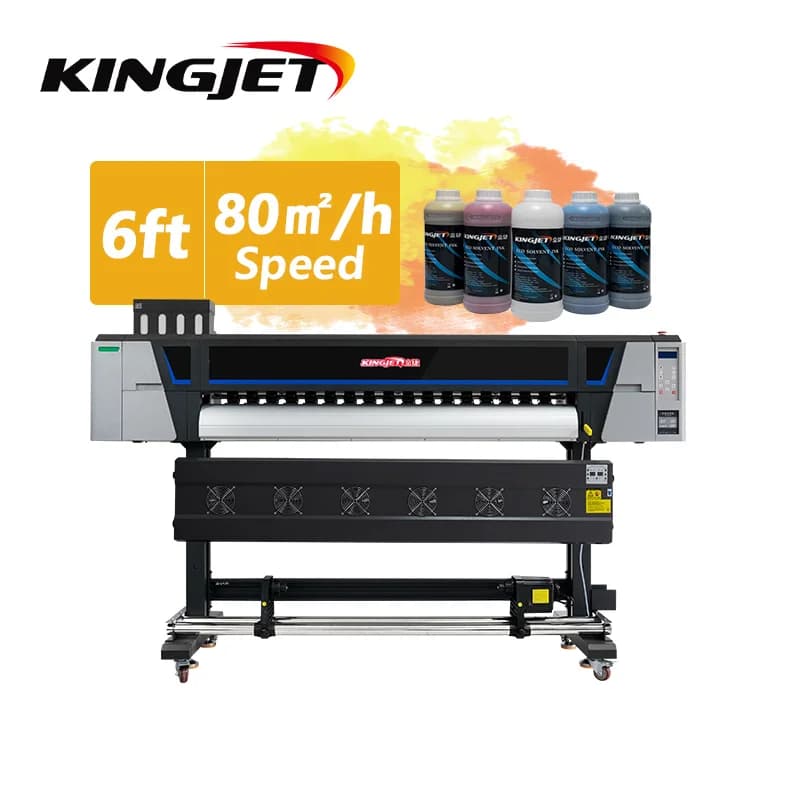 Stampante Digitale Eco-Solvente a Getto d'Inchiostro 32 Metri I3200, Stampante e Taglierina per Vinile 2 in 1, Stampante Eco-Solvente 25m