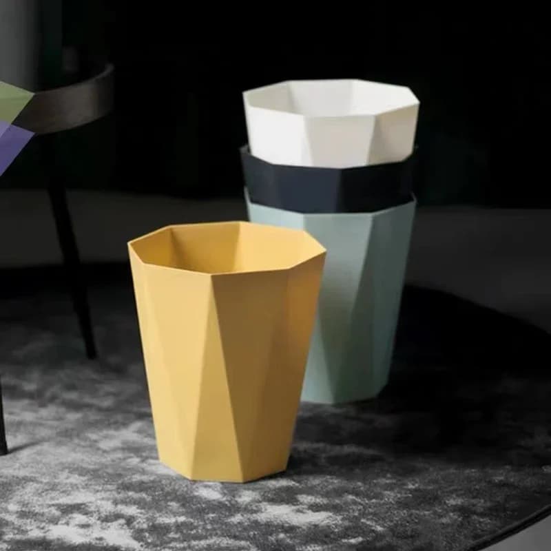 Pattumiera irregolare creativa pattumiera per rifiuti da bagno pattumiera per uso domestico pattumiera per la casa per la spazzatura del bagno della cucina