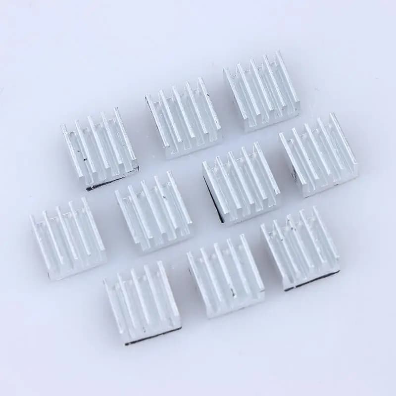 Dissipatore di calore in alluminio A4988 per driver stepper, radiatore di raffreddamento per stampanti 3D, dissipatore dedicato A4988 - Confezione da 10 pezzi all'ingrosso