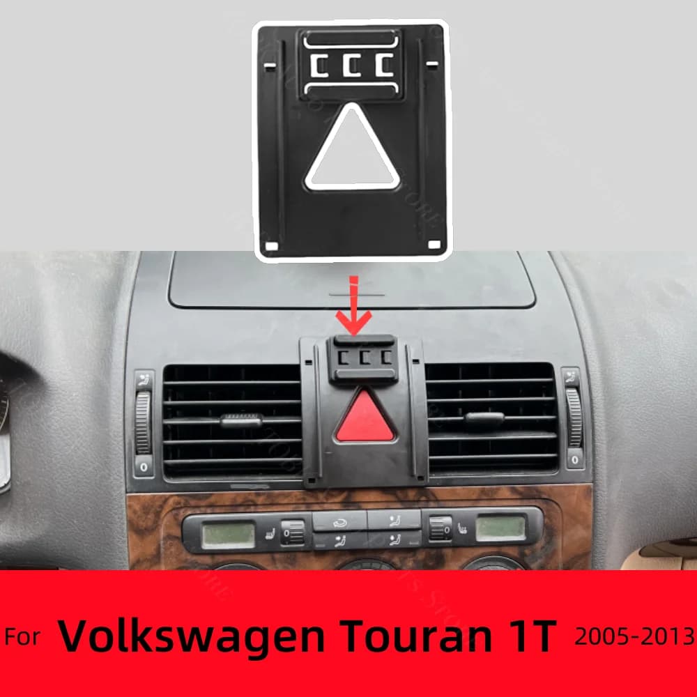 Per Volkswagen VW Touran 1T 2005-2013 2009 2010 Supporto per telefono per auto Speciale staffa fissa Base di ricarica wireless Accessori per auto