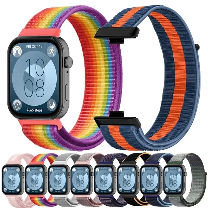 Cinturino in nylon per Huawei Watch Fit 4 Fit 3 Bracciale cinturino per Huawei Watch Fit 4 Pro Bracciale Correa Smartwatch