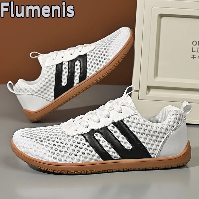 Men's Wide Anti Slip Casual Shoes, Hiking Shoes, Barefoot Loafers, Breathable Mesh Men's Shoes