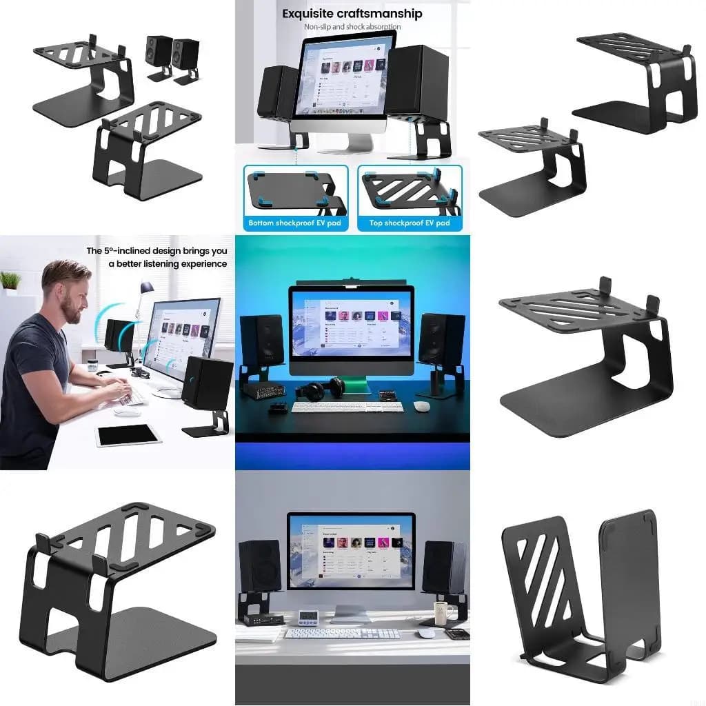 Piedi anti-vibrazione Fede Desktop Stending Caltopialmente dotato cuscinetti non slittati 193a