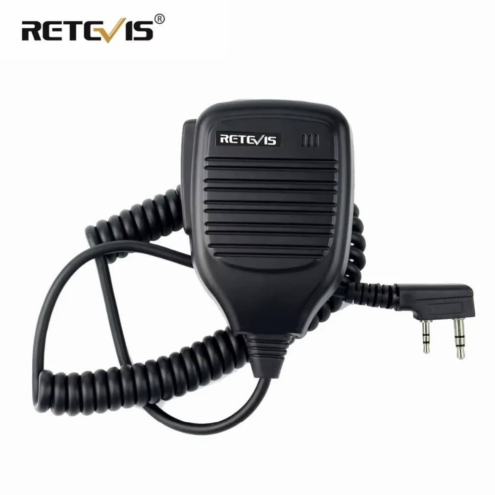 Retevis HK001 Altoparlante portatile Walkie Talkie Microfono PTT MIC Radio per Retevis RB619 H777 Baofeng UV 5R Quansheng UV K5