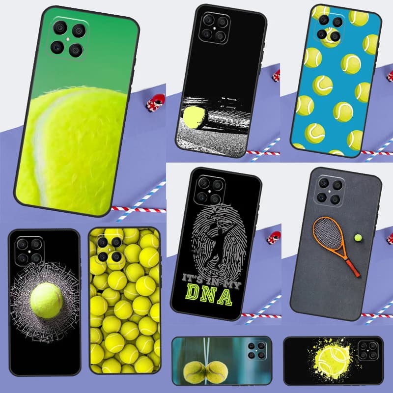 Palline da tennis per Huawei Nova 12i 11i 8i 12s 9 10 SE Y91 Y90 Y60 Y70 Y72 Y61 P20 P30 P40 Lite P60 Pro Custodia