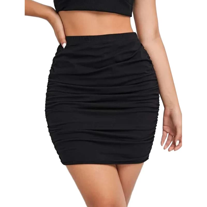 Gonna a Vita Alta Sexy da Donna, Elegante e alla Moda, Plissettata e Aderente, Nuova Collezione Primavera-Estate