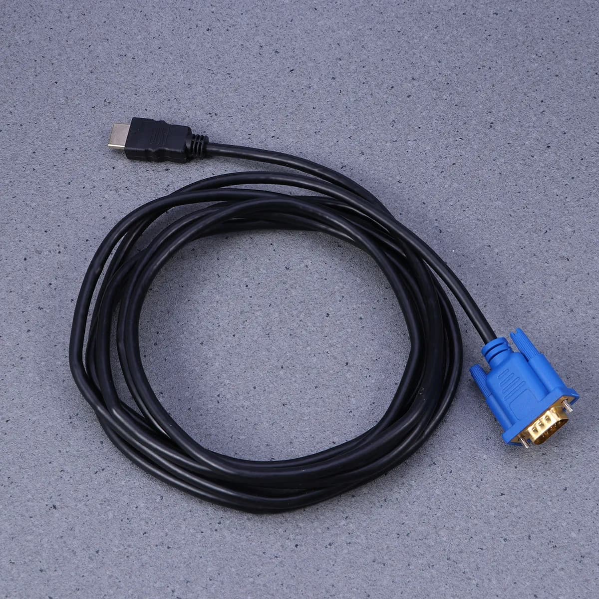 Cavo VGA Maschio-Maschio 15 Pin con Connettori Dorati, Supporto 1080P, 340Mhz, Alta Prestazione per Lettori DVD, HDTV, Proiettori