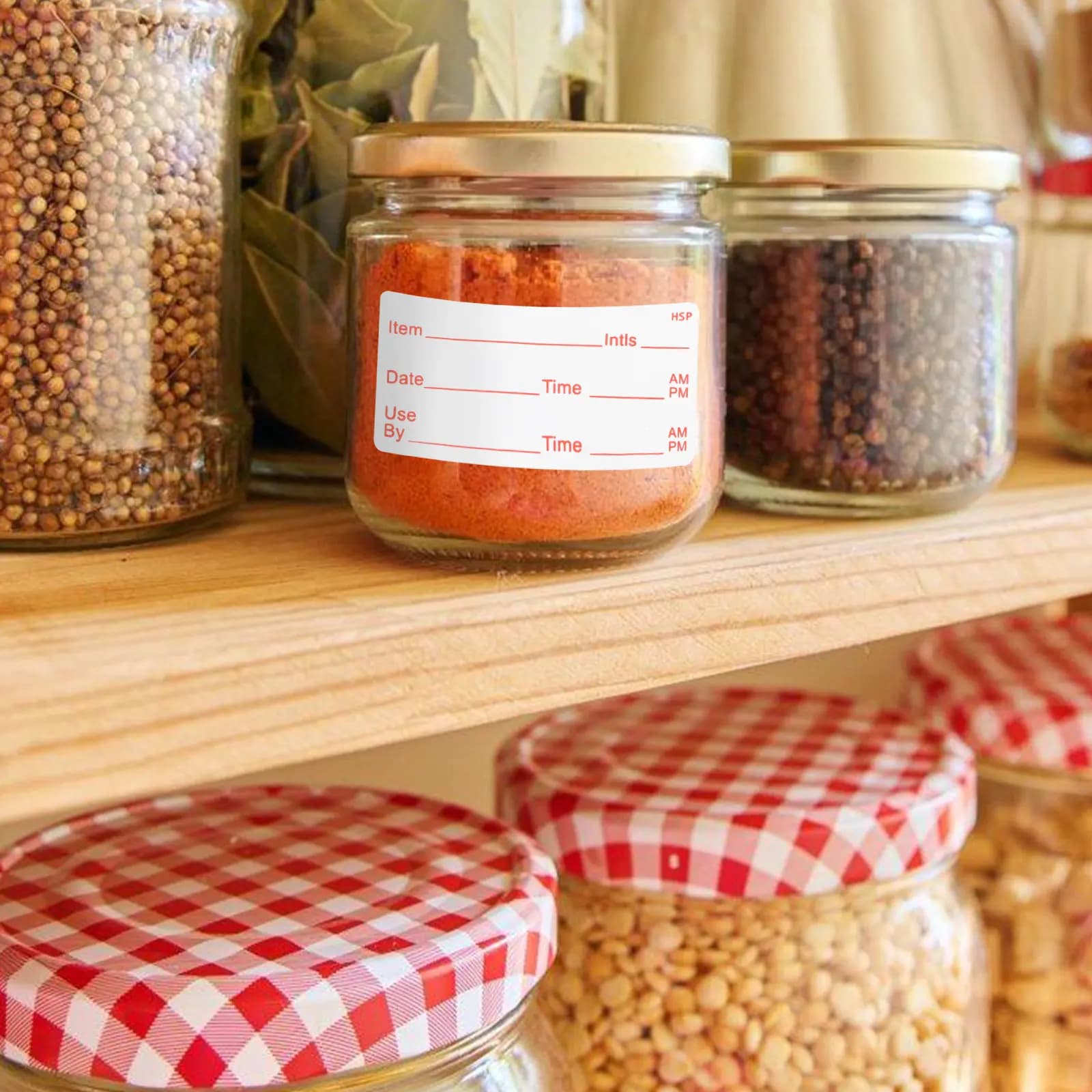 1 Rotolo di Etichette Rimovibili per Congelatore, Adesivi per Data di Scadenza, Resistenti all'Olio, Facili da Staccare per Contenitori da Cucina, Dispensa, Frigorifero