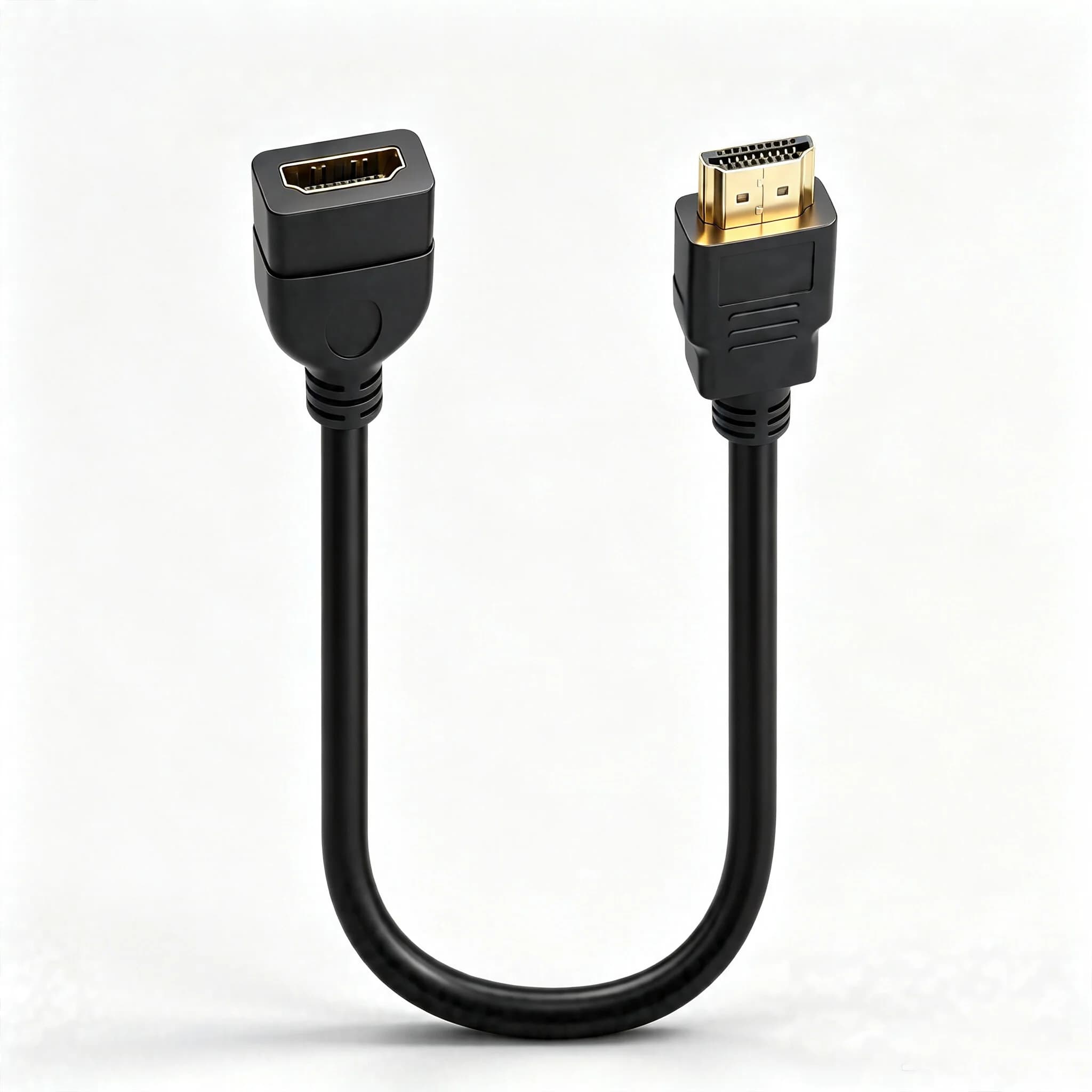 HD Multimedia Port 1.4 Male to Female Extension Cable 4K HD 1080P 3D Video Extender Cord For TV Monitor Projector Laptop Game