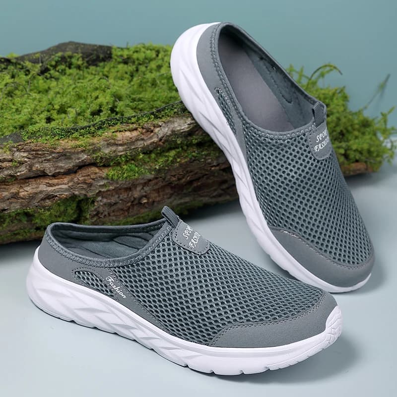 YRZL Men's comfortable gymnastics shoes lightweight and breathable gymnastics shoes Anti-slip casual outdoor sports moccasins