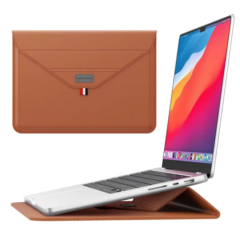 Laptop Sleeve Case for MacBook 2024 M3 Air 15 Case Model A3114 M2 13 14 15.3 16 inch Mouse Pad Envelope with Cable Storage Bag