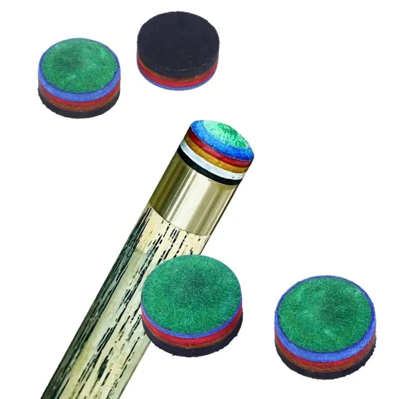 New 1Pcs Replacement Rainbow Tips 6 Layers Of Pigskin 11mm Professional Billiard Pool Cue Tip Snooker Accessory