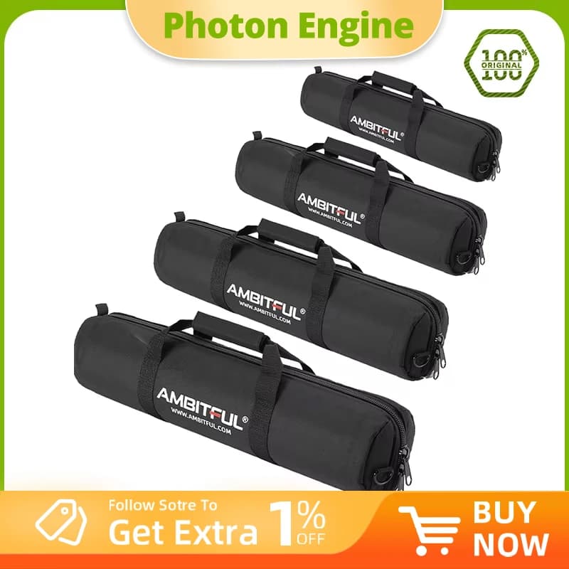 55/60/65/70/75/80/100/125 cm padded for single-foot camera tripod bag carrying case/support light carrying bag/panel Softbox transport bag