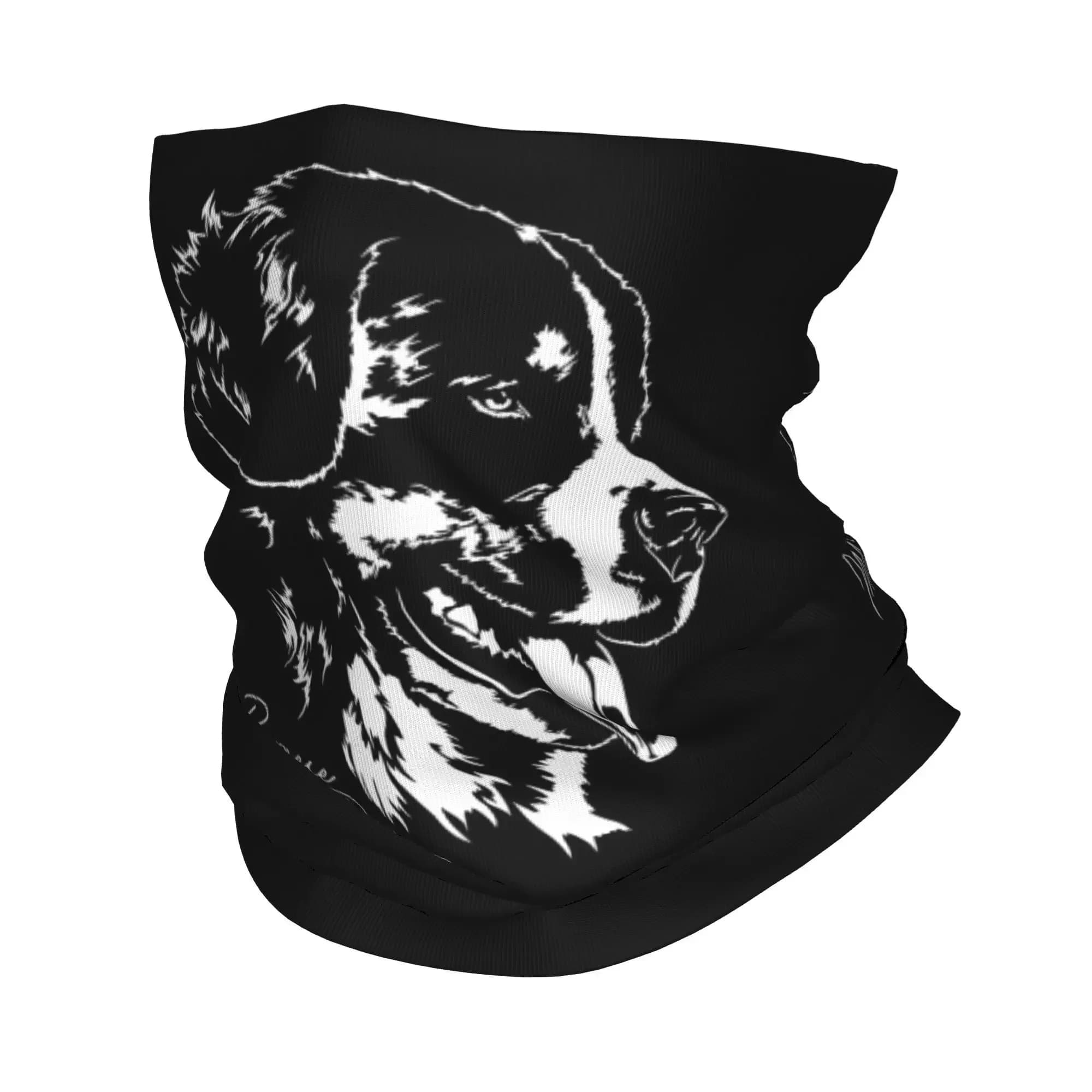 Kopie von Bernese Mountain Dog Bandana Neck Gaiter Printed Mask Scarf Multifunction Headband Running For Men Women Adult Winter