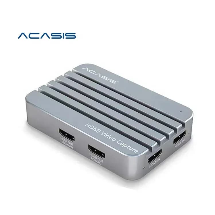 Acasis Nuovo design hd 1080p/4K 60fps Double Loop Out per laptop Scheda video per acquisizione streaming live