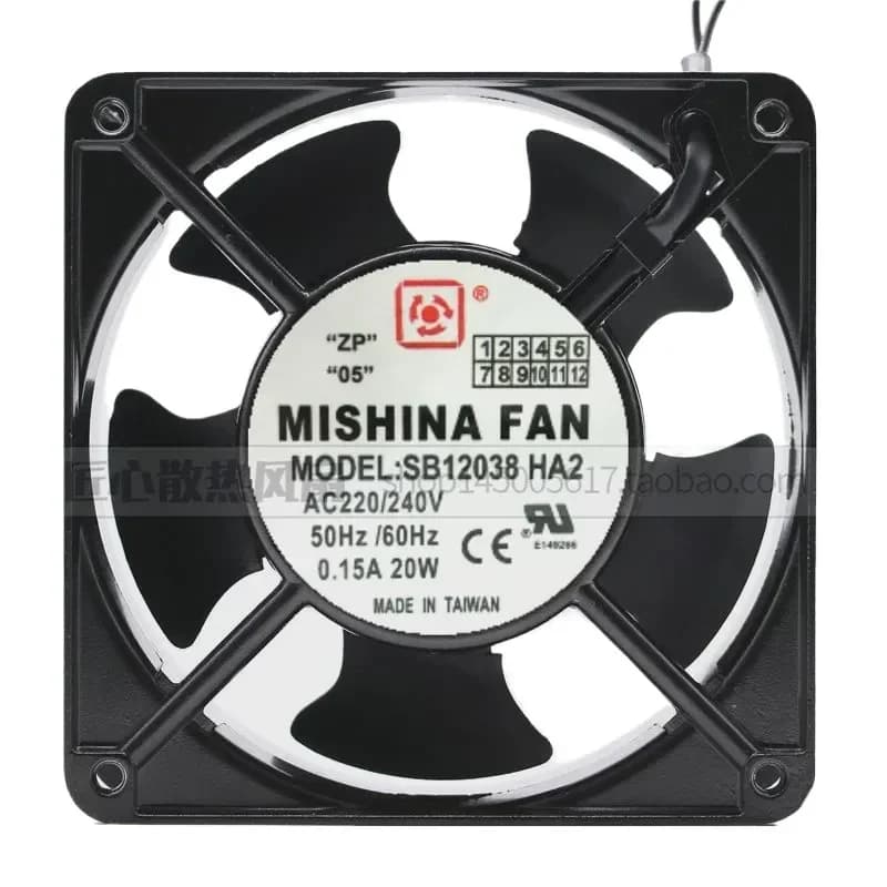 Original Genuine SB12038HA2 for AC220V 240V 50Hz 60Hz 0.15A 20W