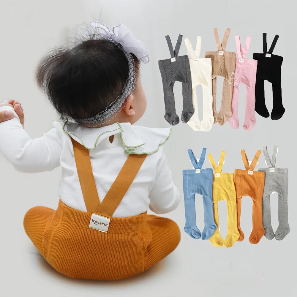 Natale Baby Girl Boy Calza 0-24M Infantile Del Bambino Maglia Calzamaglia Neonato Reggicalze Collant Solido A Vita Alta Complessivo Legging