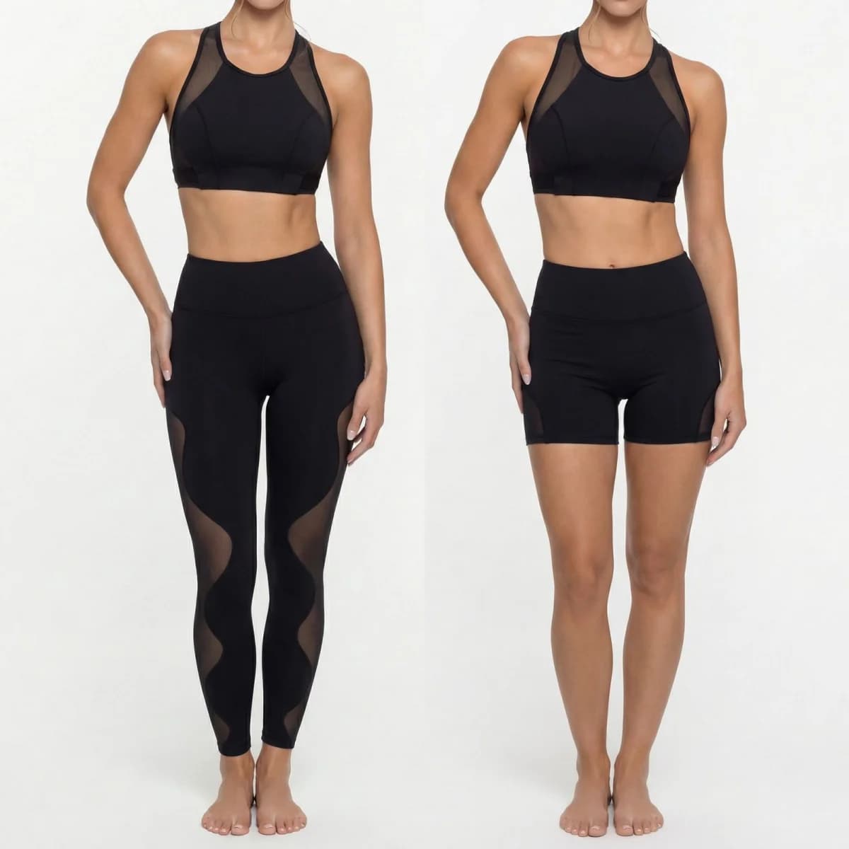 Women's Sport Bras tulle Yoga vest Gym High Intensity Underwear Shockproof Workout Bra Seamless Running Fitness Yoga leggings