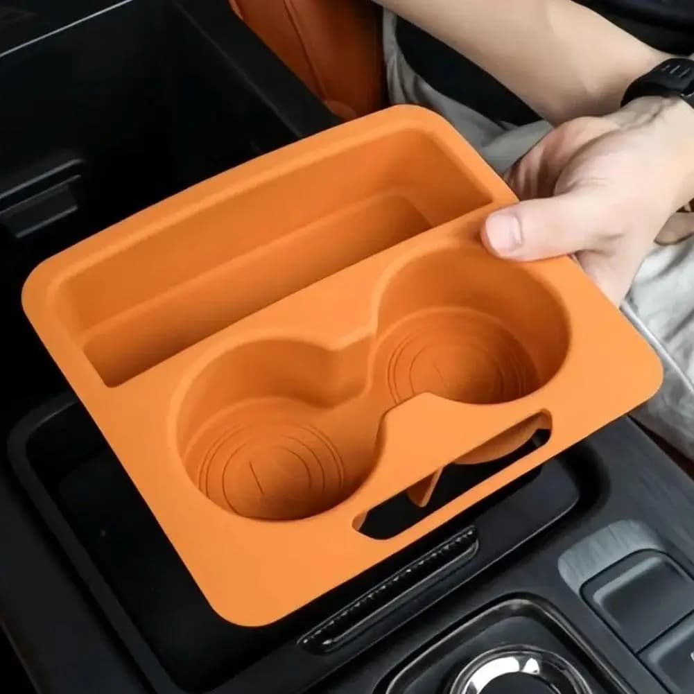 Car Central Control Sliding Box Silicone Pad Armrest Push-pull Box Protective Pad For HAVAL H9 2024-2025 Auto Car Accessory