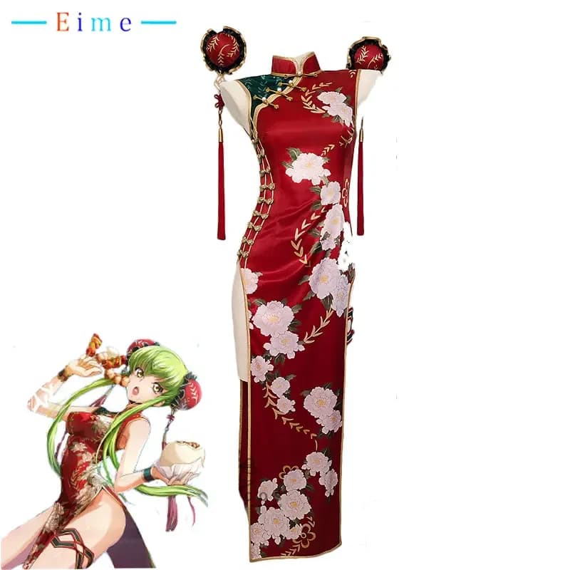 Queen CC Costume Cosplay Donna Cheongsam sexy Anime Abito cosplay Abito da festa carino Uniformi di Halloween Realizzato su misura