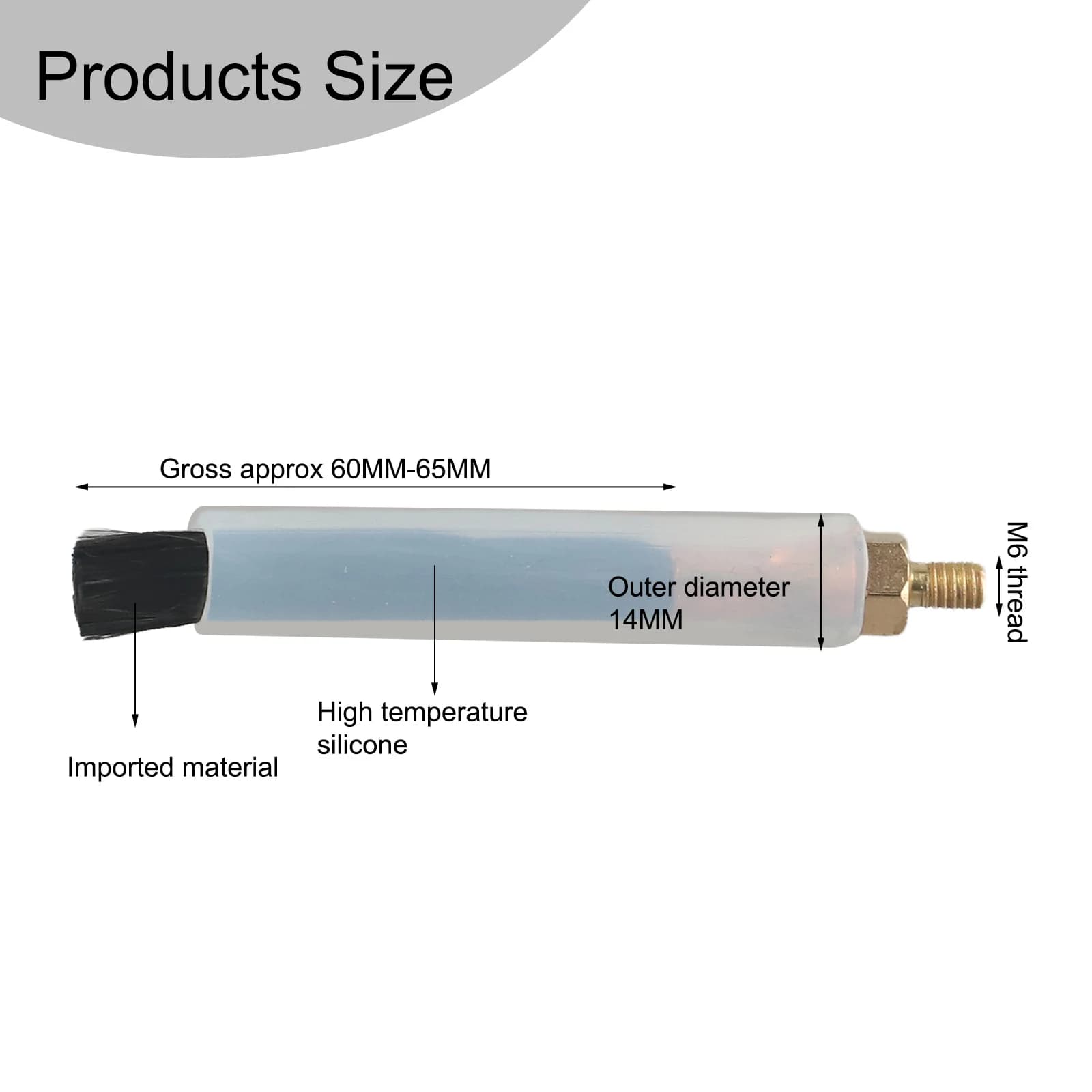 Acid Scrubbing Brush Pickling Brush Silicone Protective Cover High Efficiency Cleaning Ac Dc Compatible Industrial Maintenance