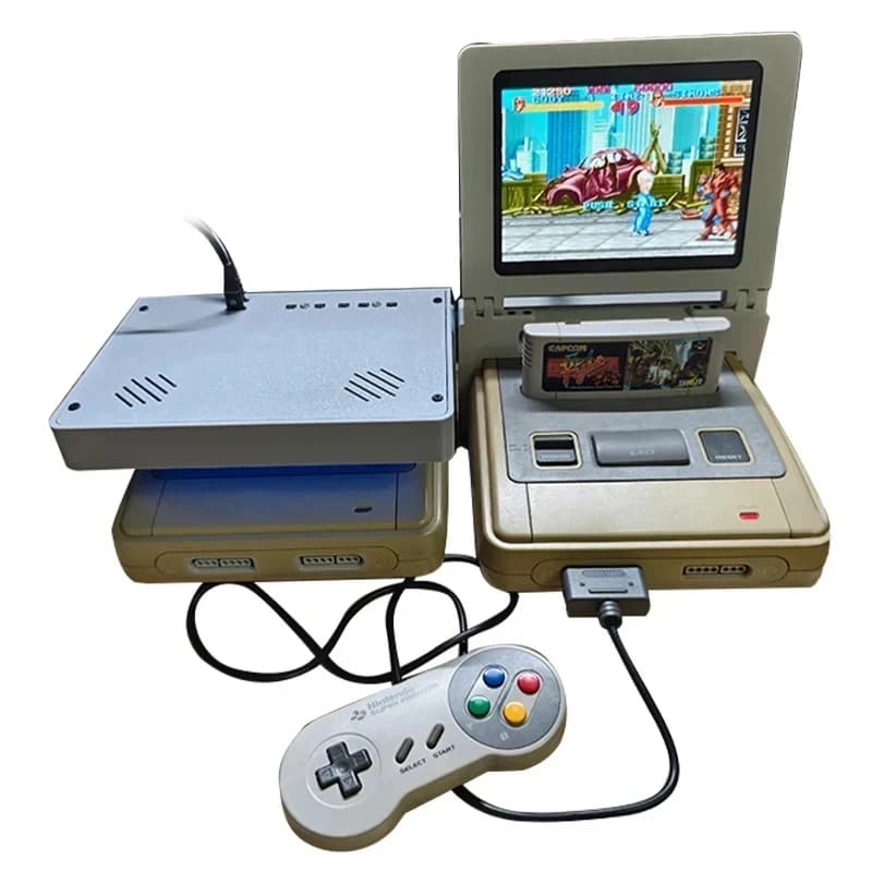 Gioco ARCADE RETRO da 8 pollici Display conveniente per console SFC Risoluzione LCD fai da te 1024*768 Mini monitor per uscita AV SNES