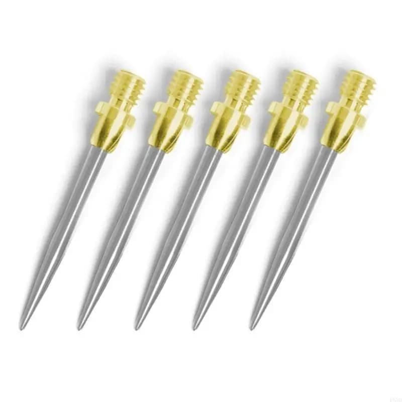 5Pcs 2BA Thread Steel Tip Metal Points Profession Replacment Steel Tip 2BA Thread Needle Accessory