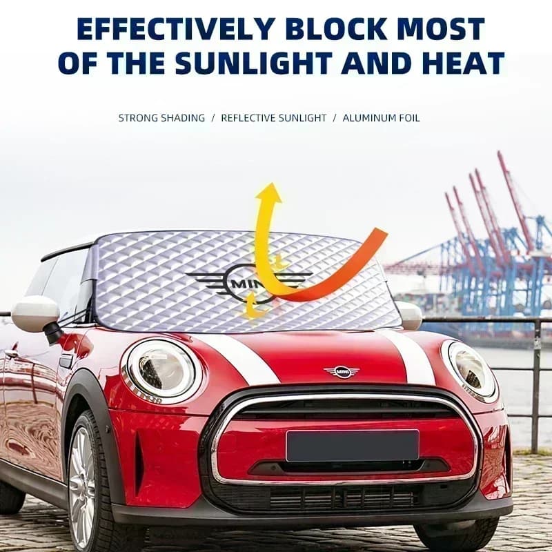 Copertura Parasole Anteriore Auto per Parabrezza BMW MINI Cooper One S JCW R50 R55 R56 R57 R60 R61 F55 F56 F57 F60