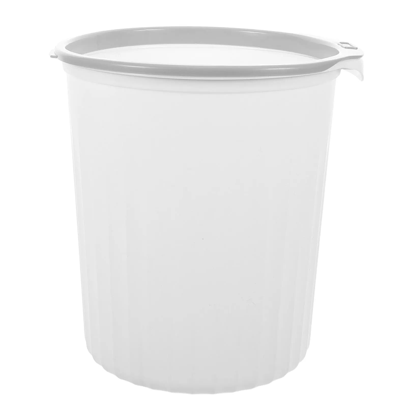Large Capacity Style Trash Can Pressure Ring Design for Home Office Kitchen Bedroom Bathroom Decorative Wastebasket Easy