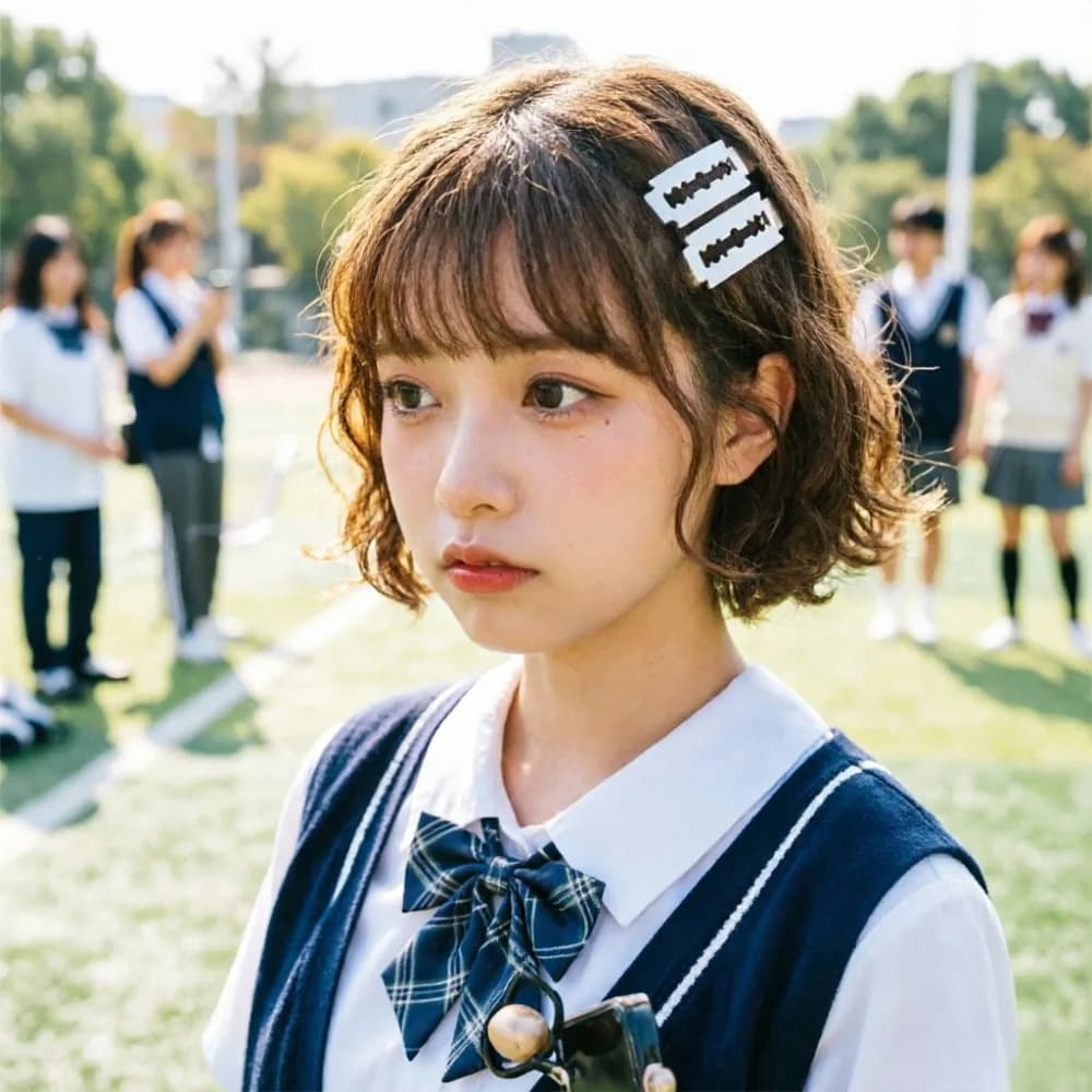 Fermagli per capelli a lama altamente simulati stile Y2K per ragazze alla moda della subcultura, divertenti fermagli gotici in acrilico a forma di coltello, accessorio cosplay
