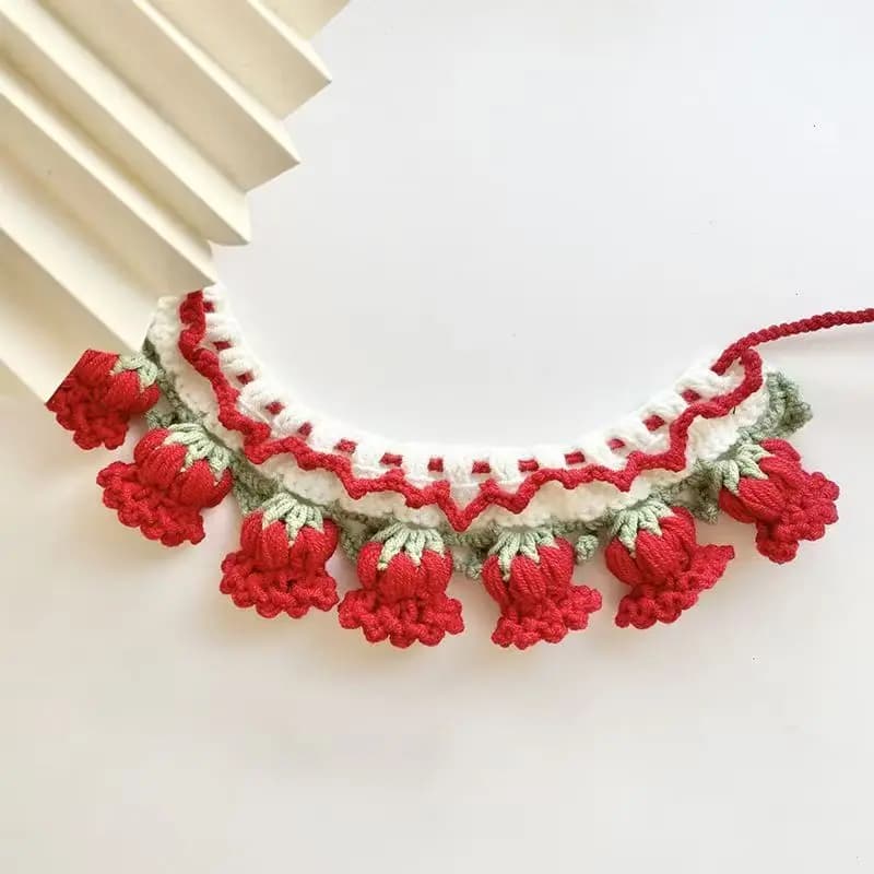 Pet Accessories for Dogs And Cats Cute Decorative Flower Drool Bibs Animal Style Collars Cat Supplies