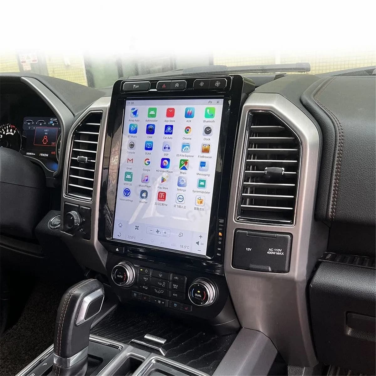 Per Ford Raptor F150 2015-2022 F250 F350 F450 2017-2022 Autoradio Lettore Multimediale Android 1Din Schermo Bluetooth Audio Stereo