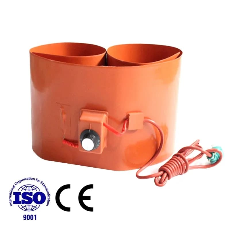 125*1730mm 1200W 220V Flessibile Fascia di Silicone Tamburo Riscaldatore Coperta Olio Biodiesel Barile Serbatoio di Gas Elettrico per 208L Tamburo
